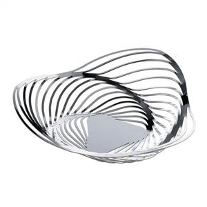 Alessi ACO02 Trinity Cesto Acero Inoxidable 18/10 26cm - Diseño Adam Cornish