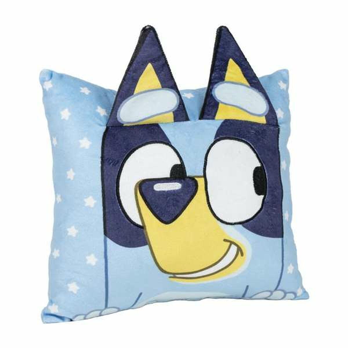 Cerdá Cojín Bluey 30x30 cm Azul para Niños +3 años