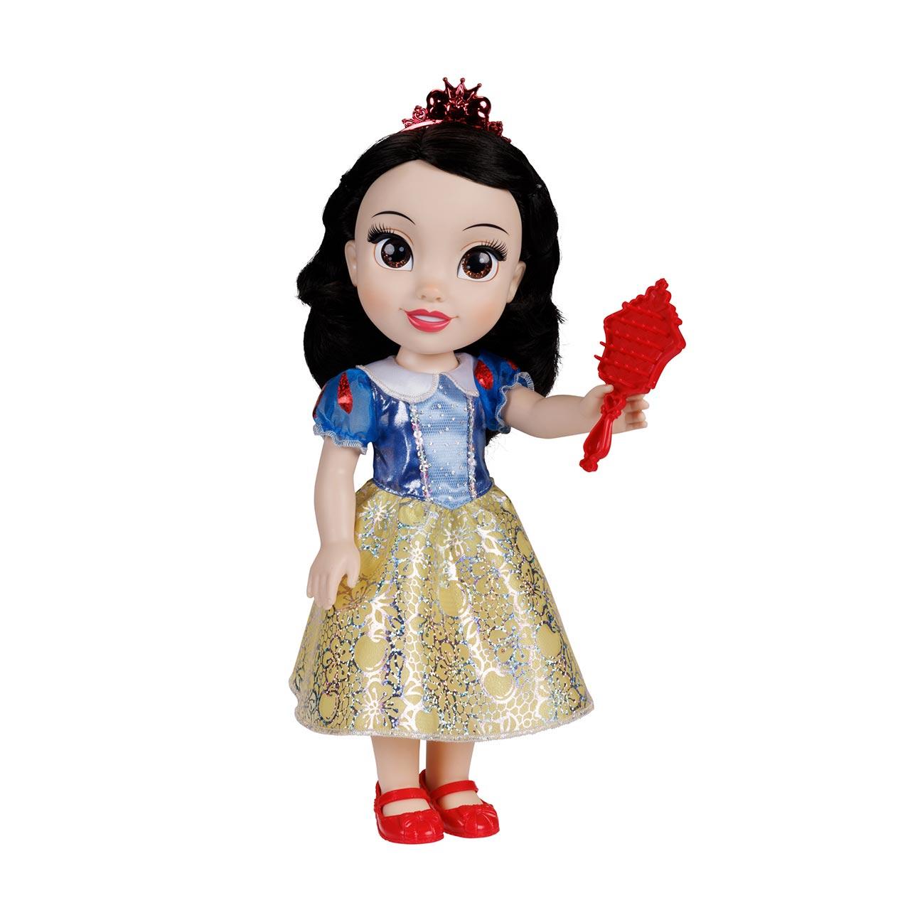 Jakks Pacific 230204 Muñeca Princesa Blancanieves Disney Articulada 38 Cm con Cepillo