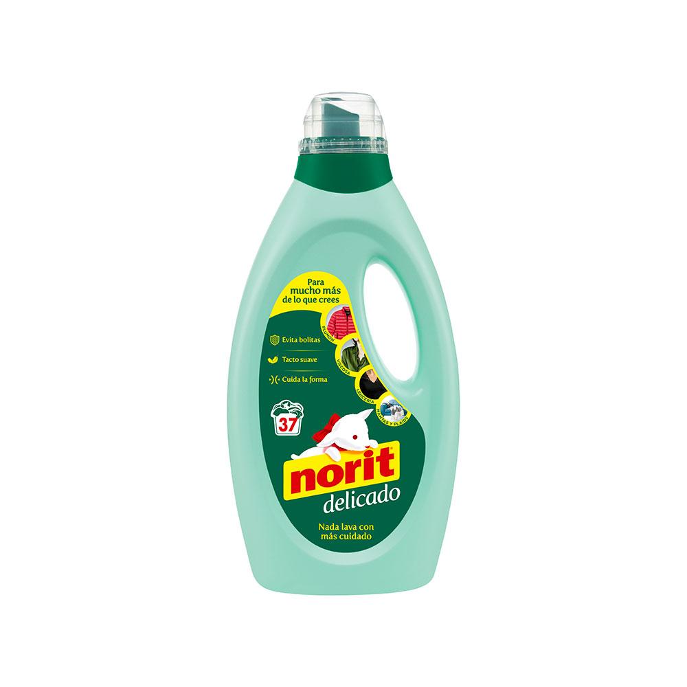 Norit Detergente para ropa delicada 1125 ml 37 lavados