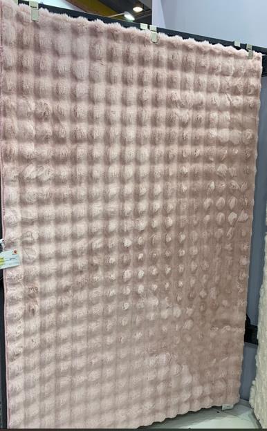 DKD Home Decor Alf malva23 Alfombra Urban de Poliéster color Malva con Densidad 850 gsm. Dimensiones 100 x 175 cm, Altura 3 cm.