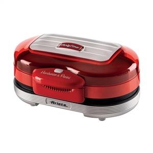 Ariete 205/00 Máquina de Hamburguesas Party Time Roja - Diseño Exclusivo y Compacto