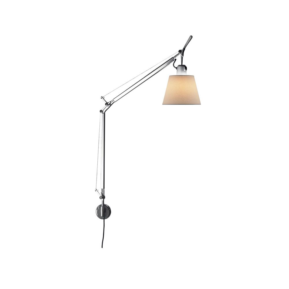 Lámpara de pared Tolomeo Basculante pergamino