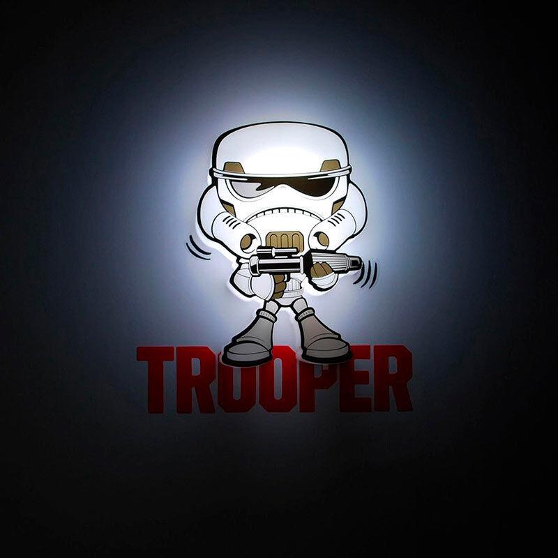 3D Light FX Lámpara 3D LED Mini Storm Trooper Star Wars - Nunca se calienta