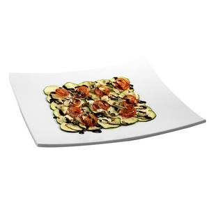 VOLLRATH PUJADAS Plato con ala de melamina blanco 42x42 cm