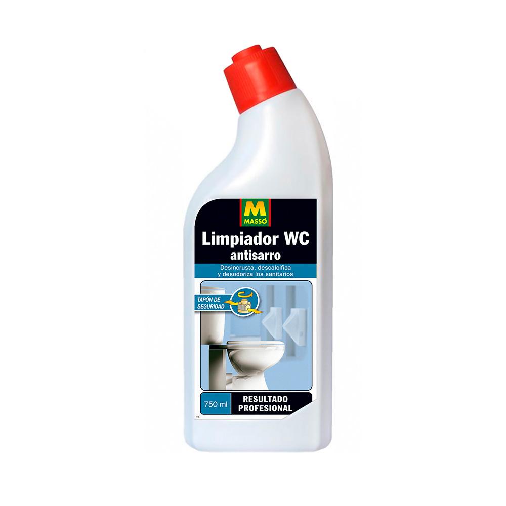 Massó Limpiador para Inodoros - Desincrustante Antisarro - Especial WC - Capacidad 750 ml