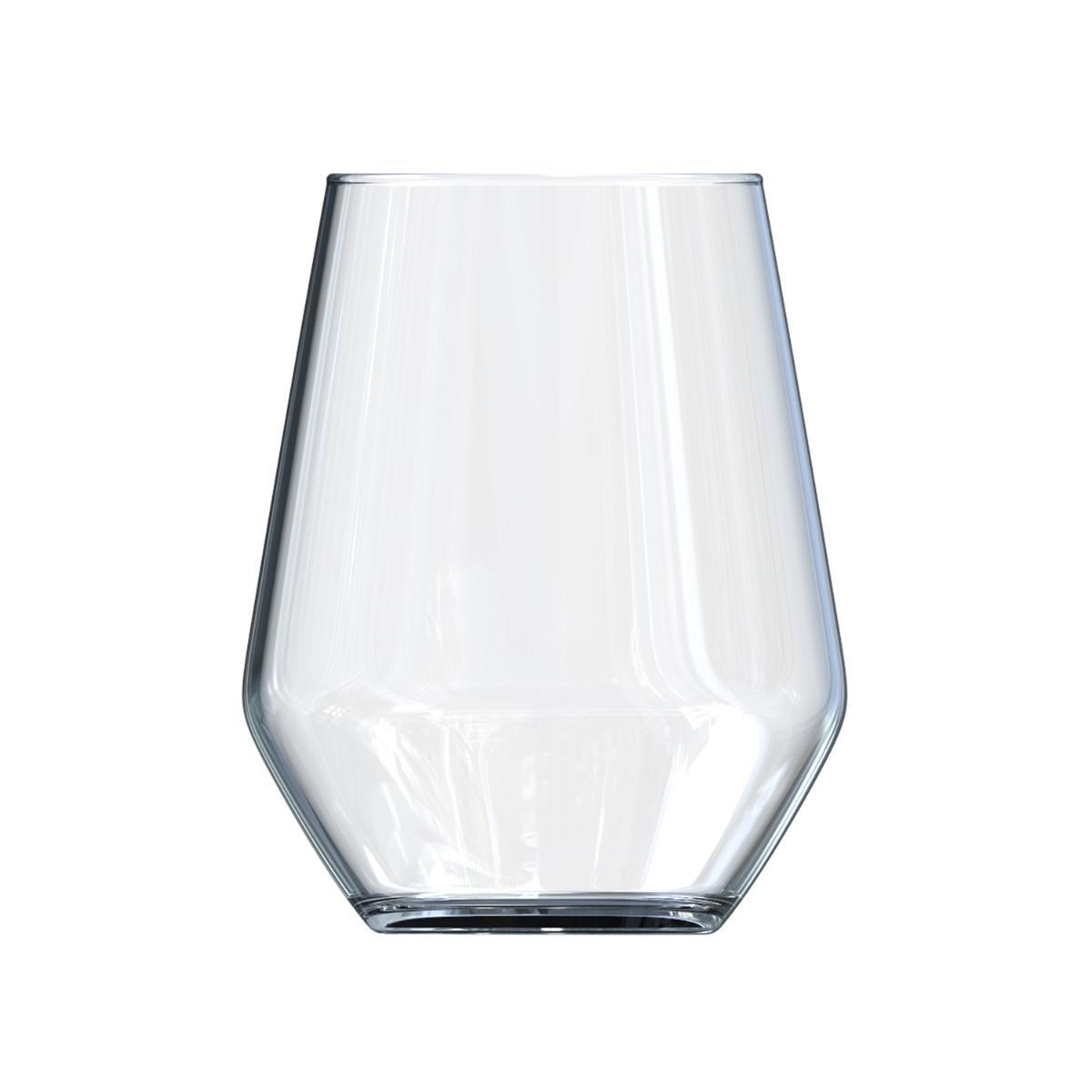Arcoroc Vasos Altos Thera 40 cL Vidrio Tensionado Transparentes Set 6 Unidades Aptos Lavavajillas y Frigorífico, Fabricados en Francia