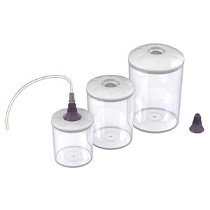 Magic Vac ACO1182 Juego de 3 Recipientes para Envasado al Vacío 0.75, 1.5 y 3 Litros