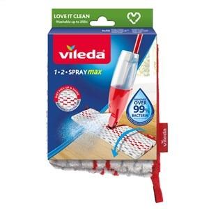Vileda 164016 Recambio Sistema Fregado 1-2 Spray Max, Limpieza Cómoda y Rápida
