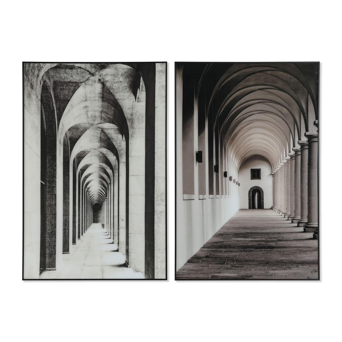 Cuadro Home ESPRIT Aluminio Cristal 80 x 2,5 x 120 cm