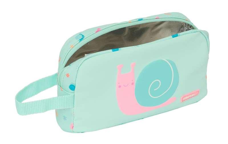 Portameriendas Térmico Safta Caracol Turquesa 21.5 x 12 x 6.5 cm