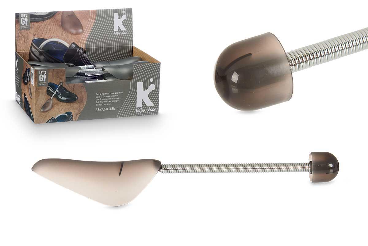 Berilo Set de 2 Calzadores Gris 33x4.5x7.8 cm (24 Unidades)