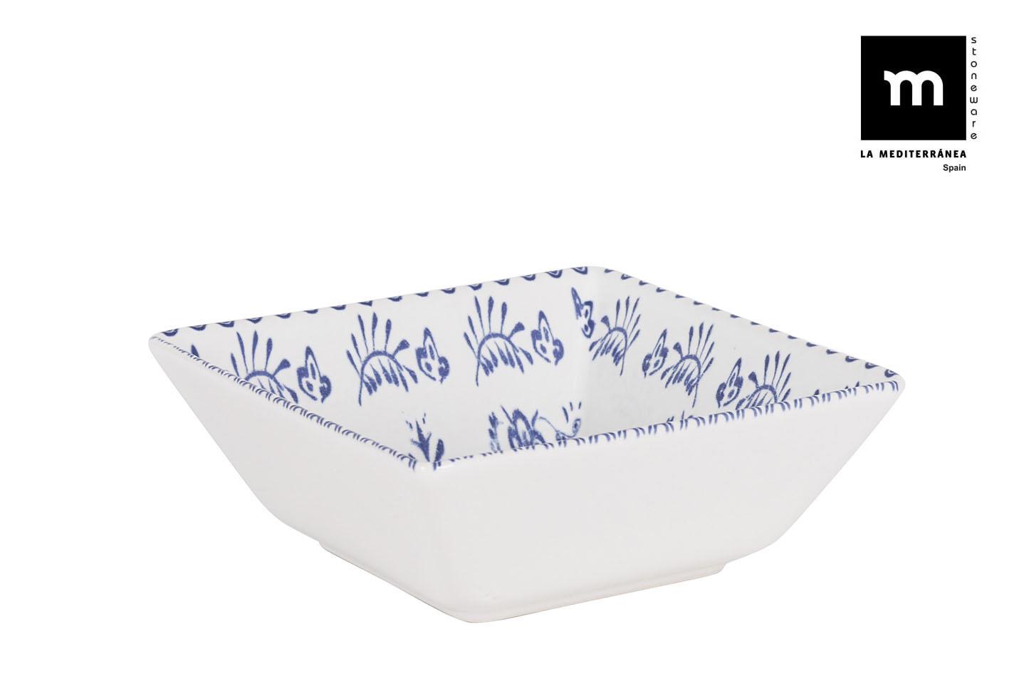 La Mediterranea Bol 13x13 cm "Blur" Elite Brillo - Colección Blur, 13x13x5 cm, 300 g (28 Unidades)