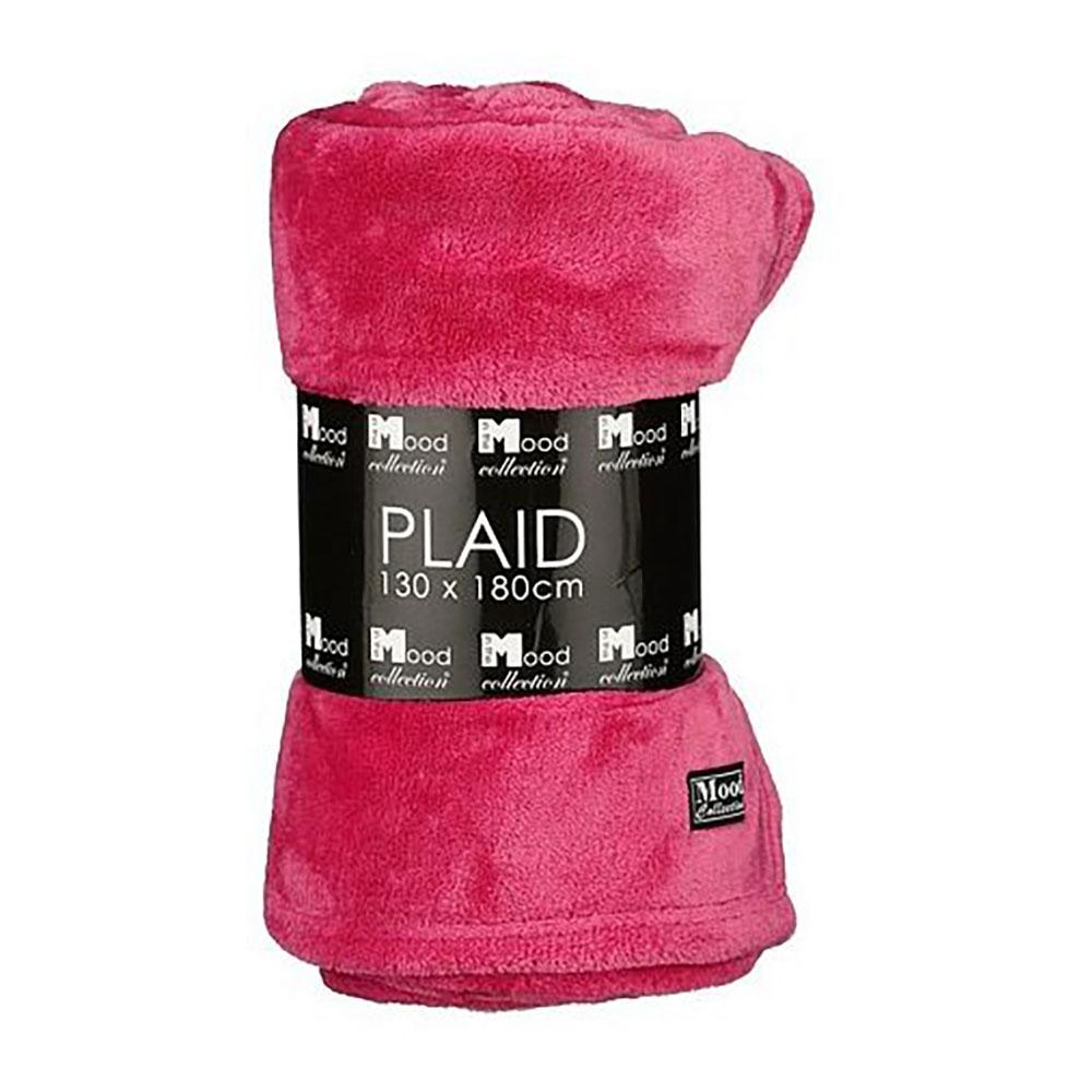 In The Mood Manta Polar Suave Fucsia 100% Poliéster 1,80 x 1,30 m