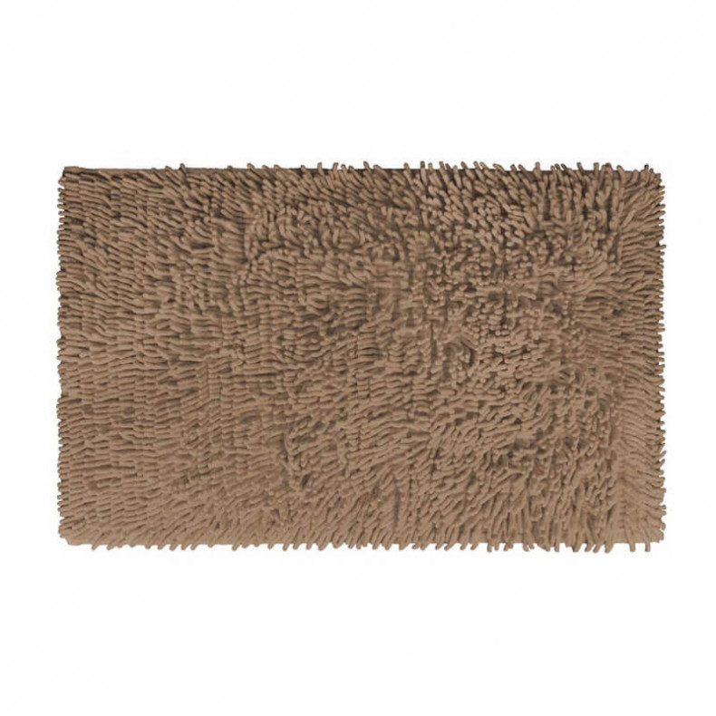 ALFOMBRA BAÑO CHENILLE CASTAÑO