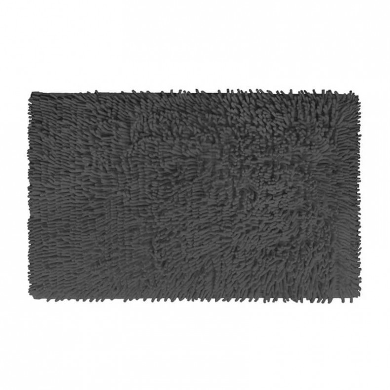 ALFOMBRA BAÑO CHENILLE GRIS
