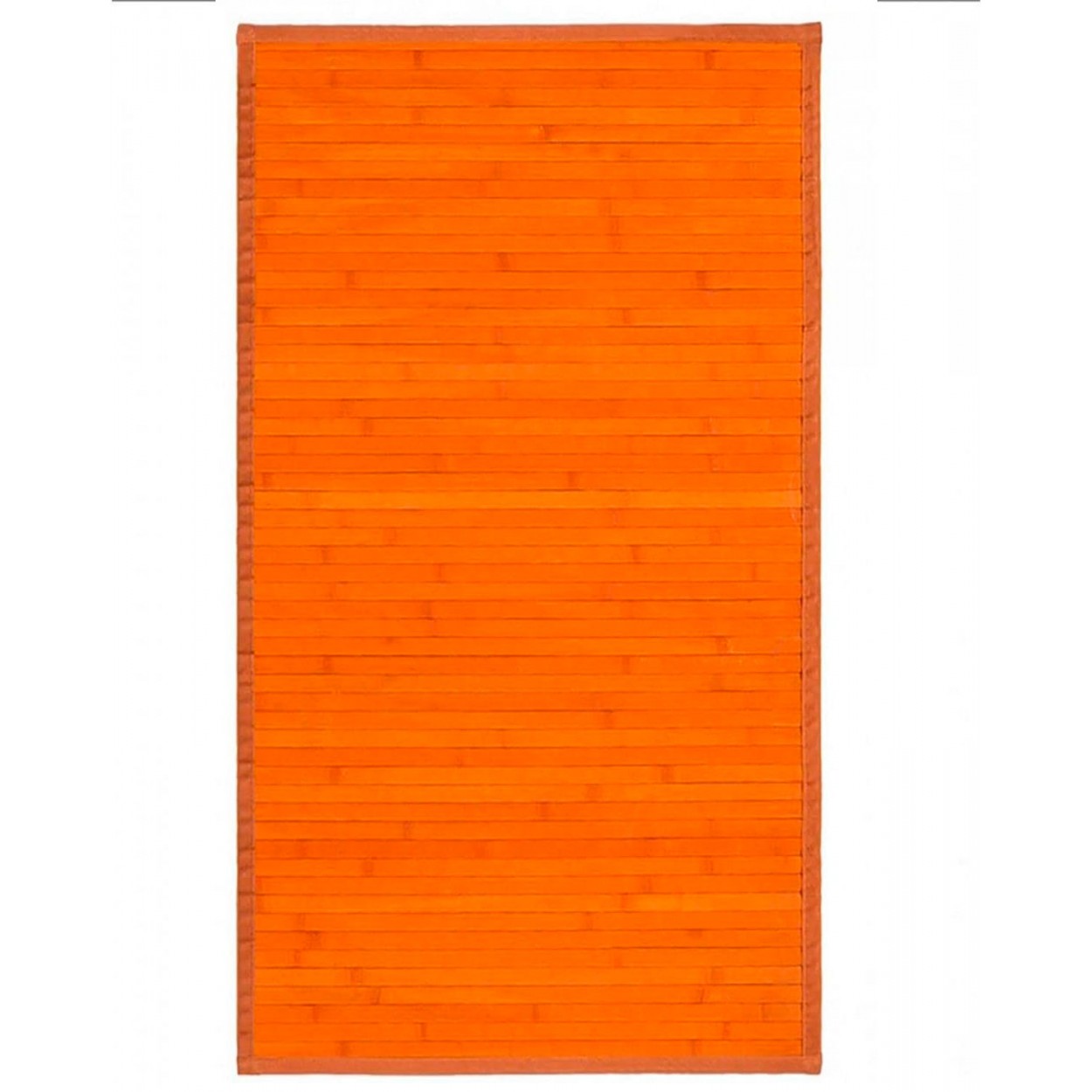 Alfombra Pasillera, Naranja, de Bambú Natural 60 X 200cm, Natur 60x200 - Hogar y Más