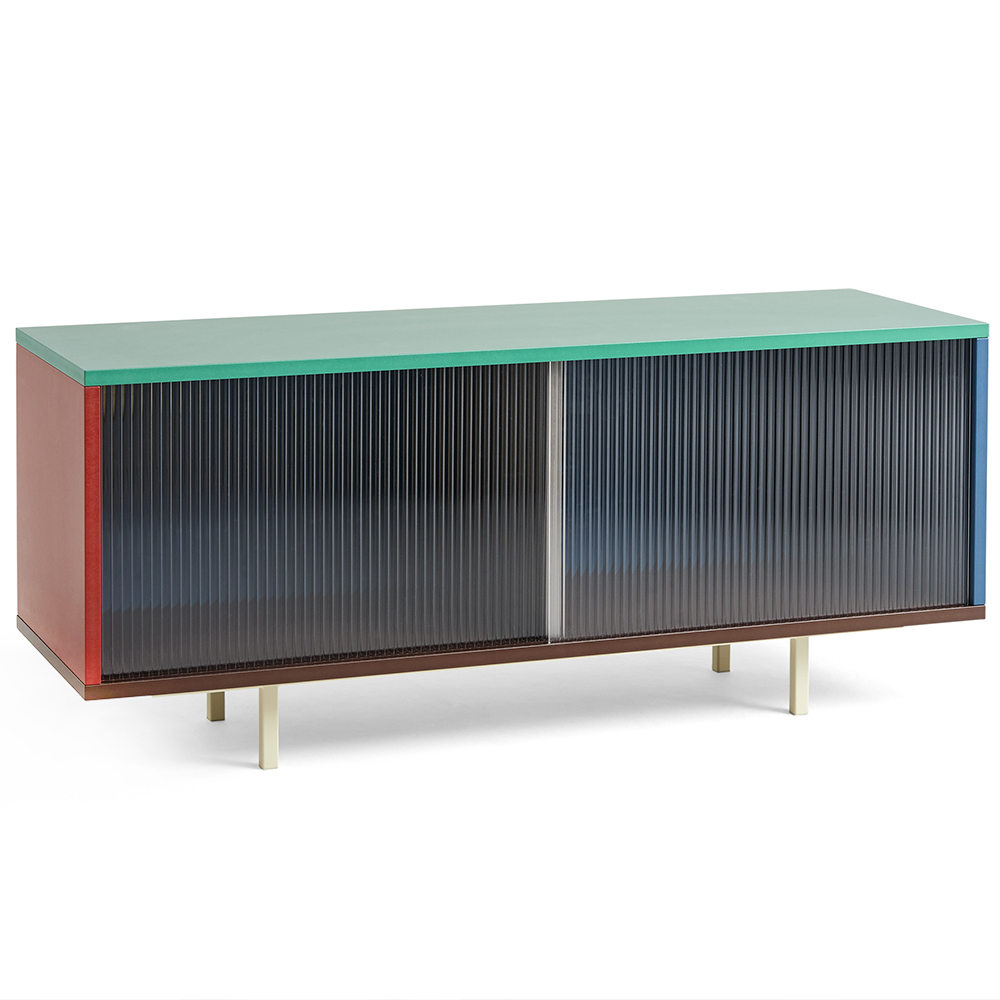 Aparador Colour Cabinet piso vidrio Hay