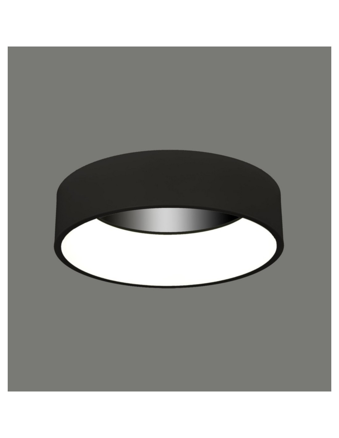 Plafón de techo Dilga - ACB - Lámpara redonda en 3 tamaños, luz regulable 2700-3000K