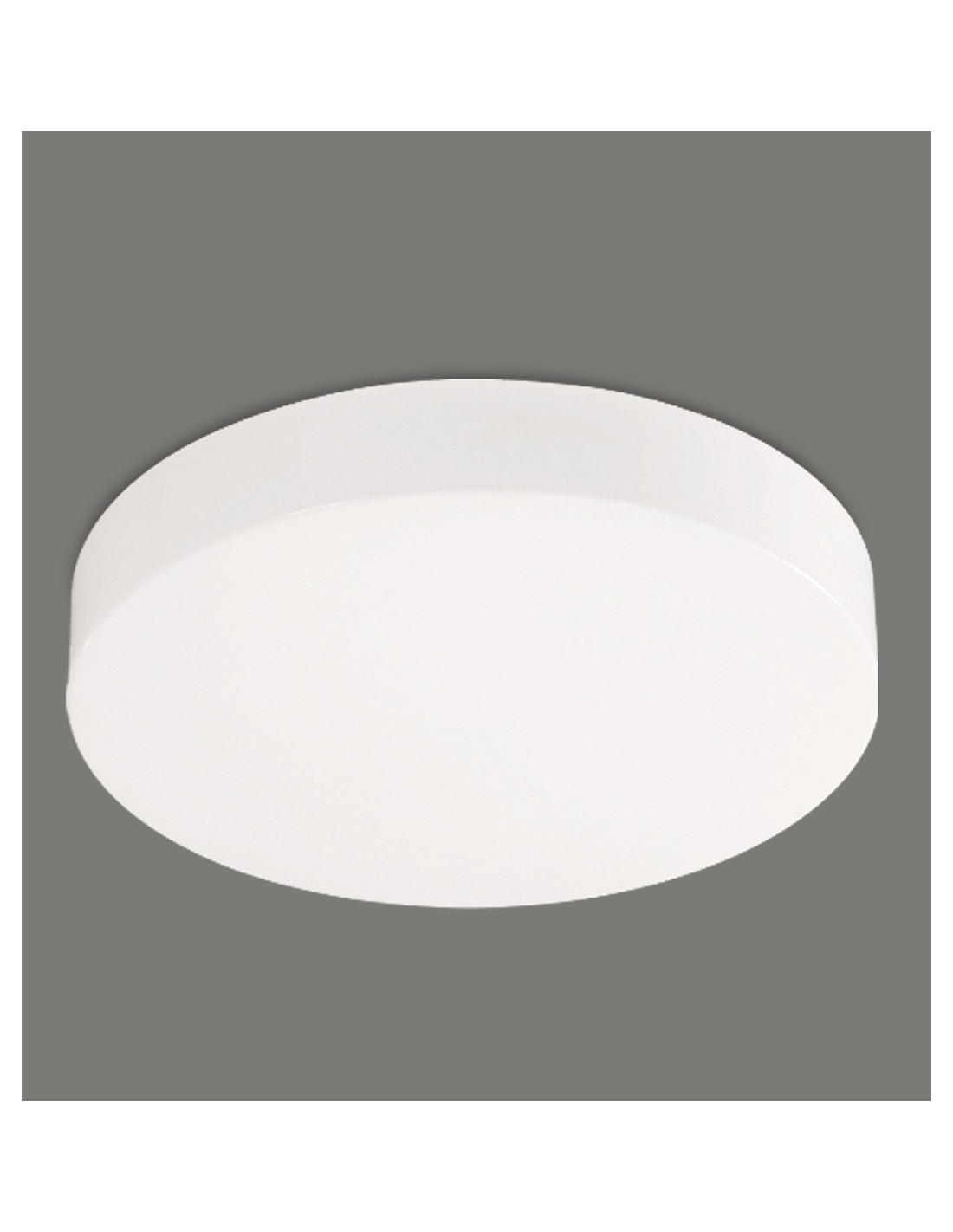 Lámpara de techo Aten - ACB - Plafón LED blanco, Ø 40 cm