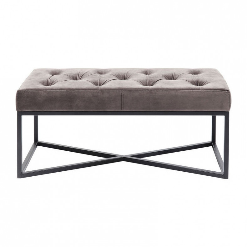 BANCO CROSSOVER GRIS 90CM