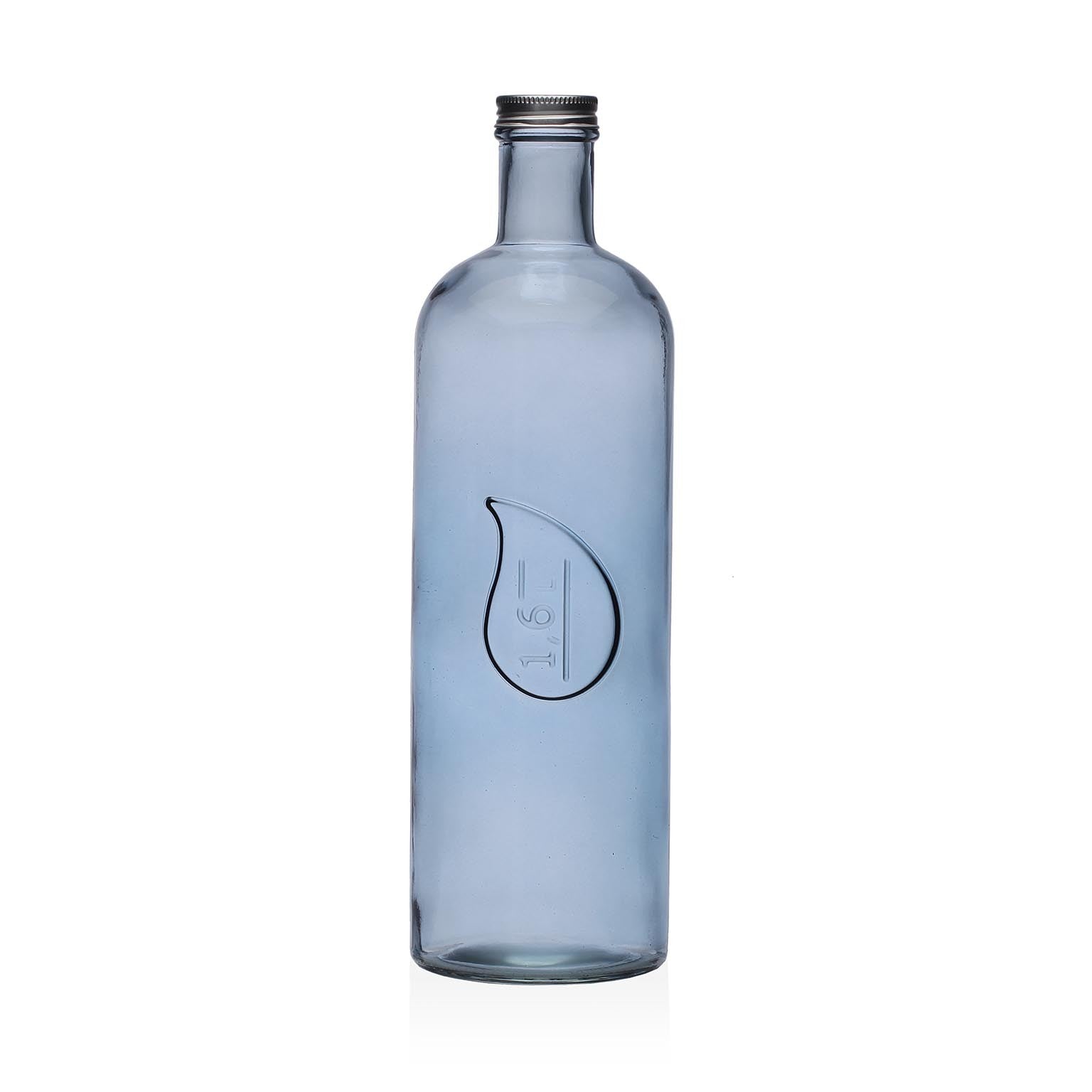 BOTELLA 1600ML GOTA AGUA AZUL