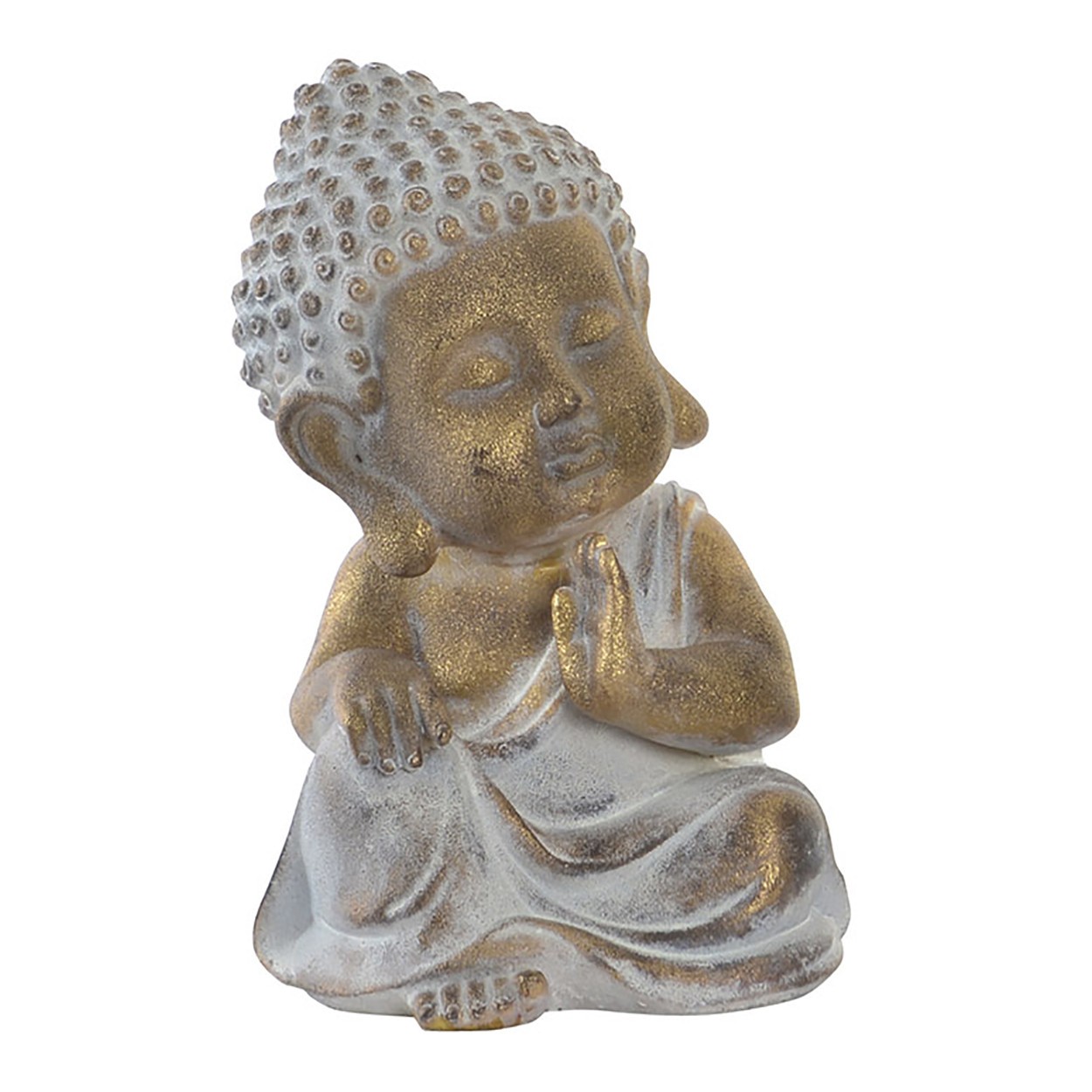 Buda Decorativo Resina, Budista. Figuras Budas Decoración, Estilo Zen 21,5x21x31,cm - Hogar y Más