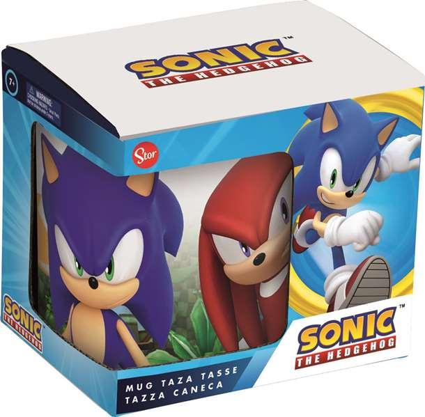 Stor Taza de Cerámica Sonic 325 ml en Caja Regalo