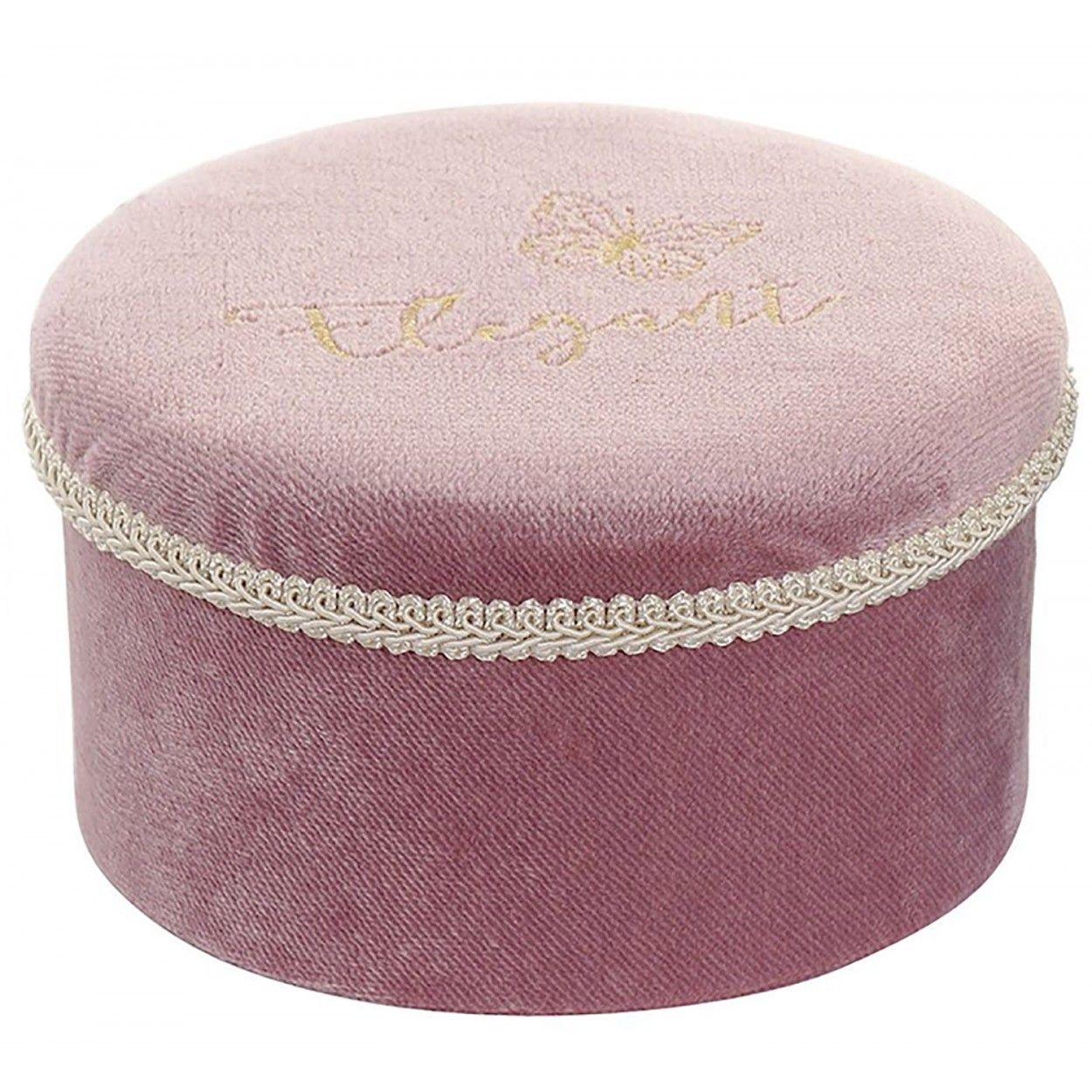 Caja de Poliéster y Madera, Caja de Alamcenaje Moderna y Elegante, Caja Vintage con Frase, 16xx16x9,2cm - Hogar y Más