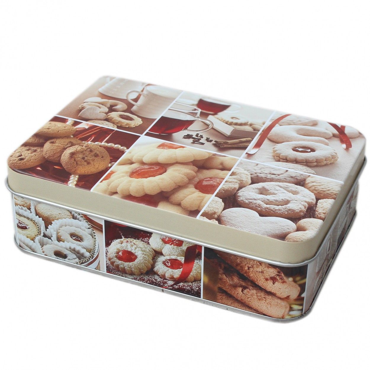 Caja metálica multiusos para decoración - Edición Clásica - Hogar y más