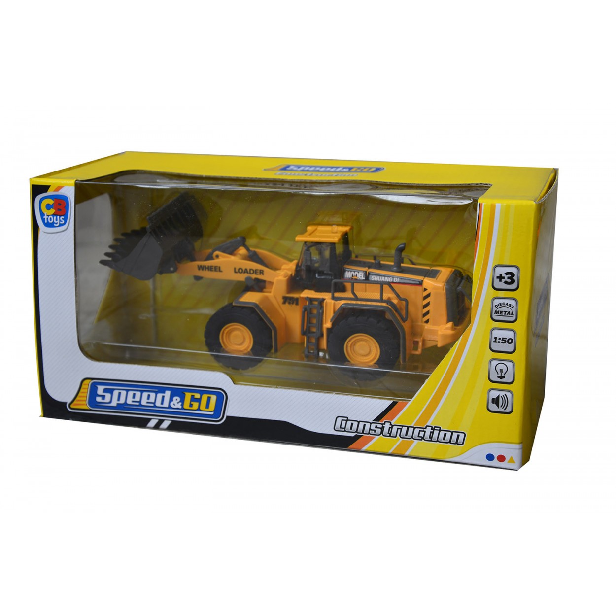 Camión de Construcción/Obras a escala 1:50, realizado en Metal. Diseño Realista, con estilo Industrial - Hogar y Más