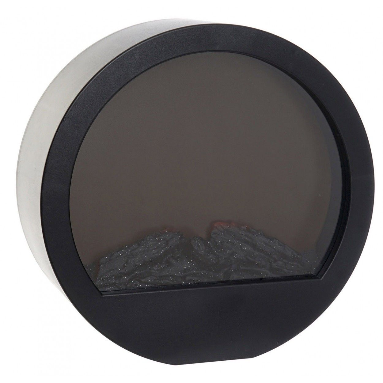 Chimenea Decorativa Led, Forma Circular, con Bateria 2000mAH, Decoración Inteior, 36x13x36 - Hogar y Más