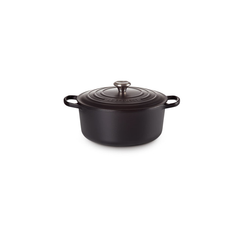 COCOTTE REDONDA 28CM NEGRO MATE 6.7L
