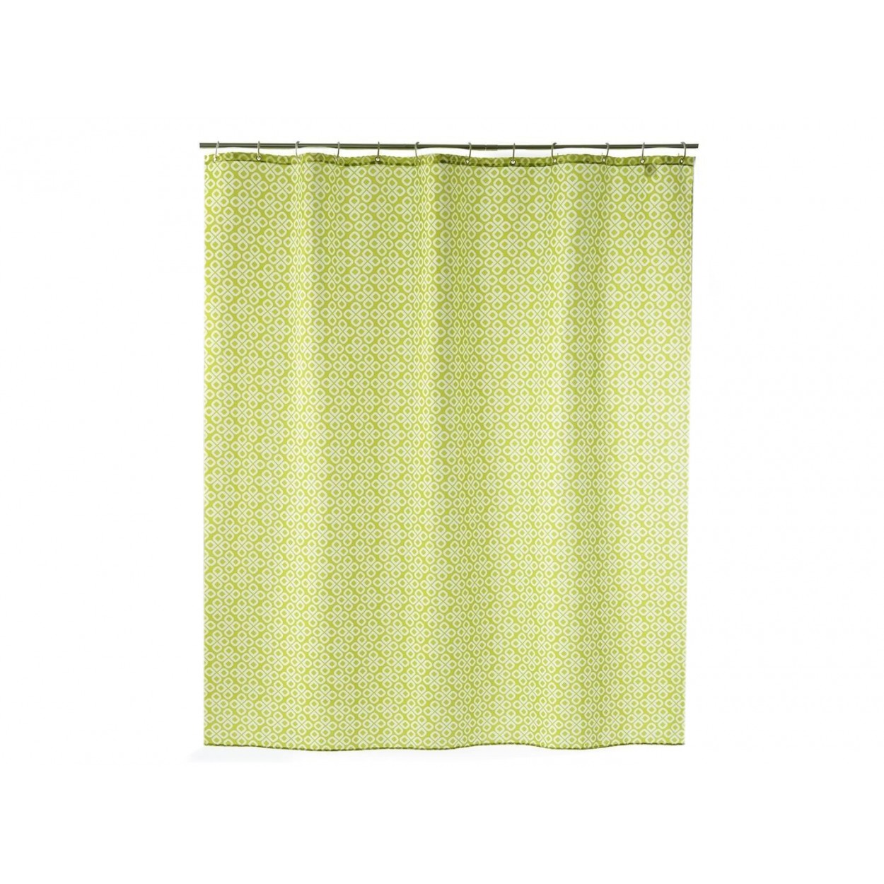 CORTINA DE DUCHA 180X200 VERDE "TREBOL"