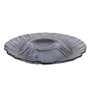 VIEJO VALLE Murano Plato Gourmet Negro 36x36 cm (3 Unidades)