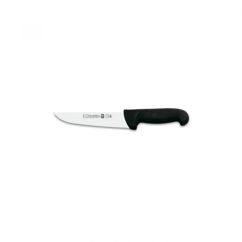 CUCHILLO CARNICERO PROFLEX NEGRO 18CM