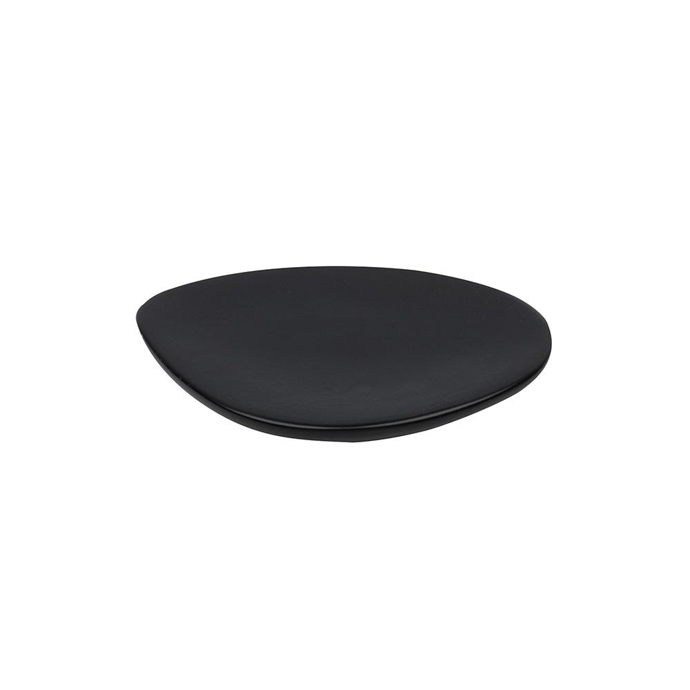 Avet Plato Black Semi Mate Stoneware 13,5 cm (6 Unidades)