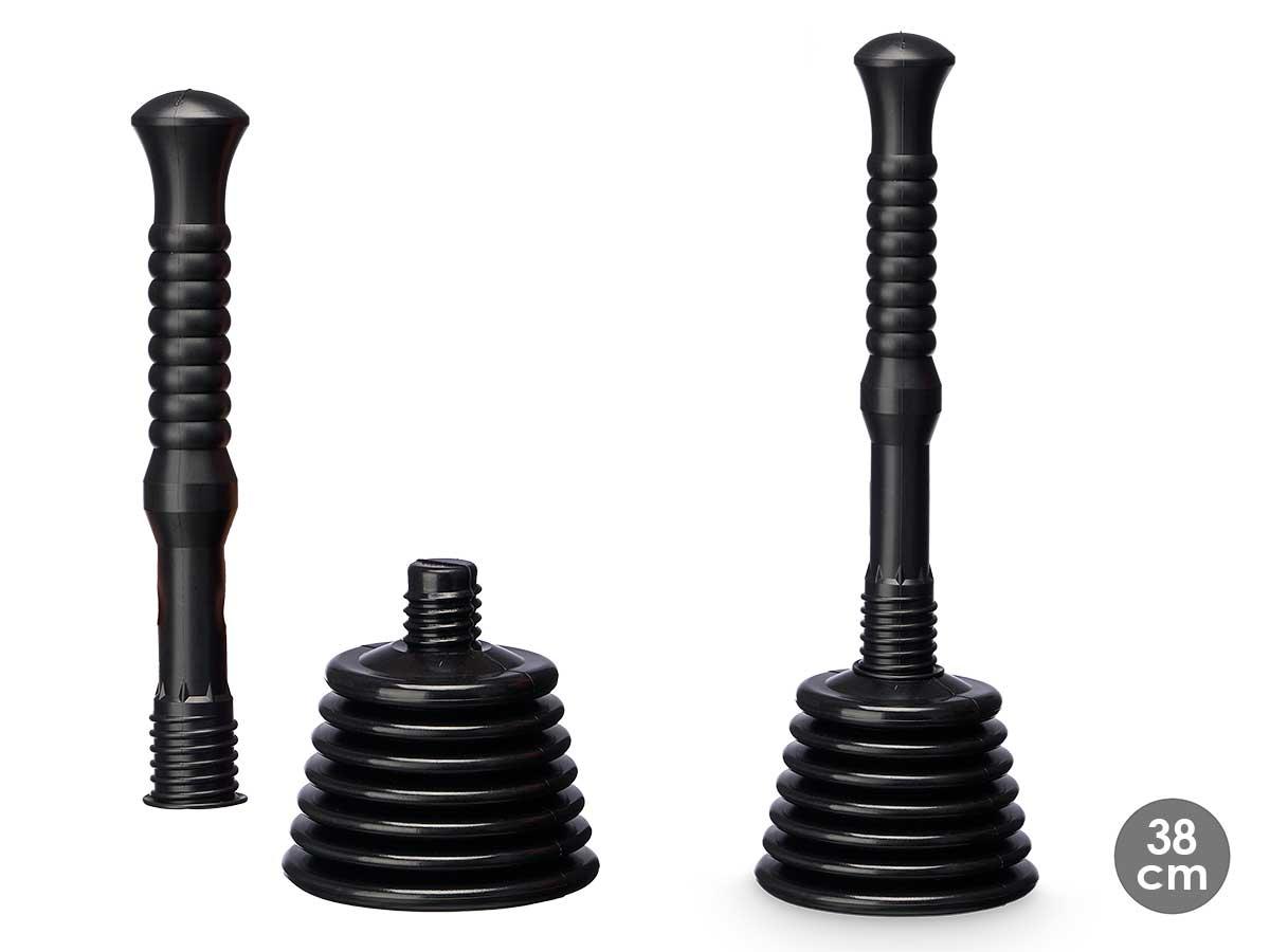 Arte Regal Desatascador Mango Negro 12.5x37.5x12.5 cm (24 Unidades)