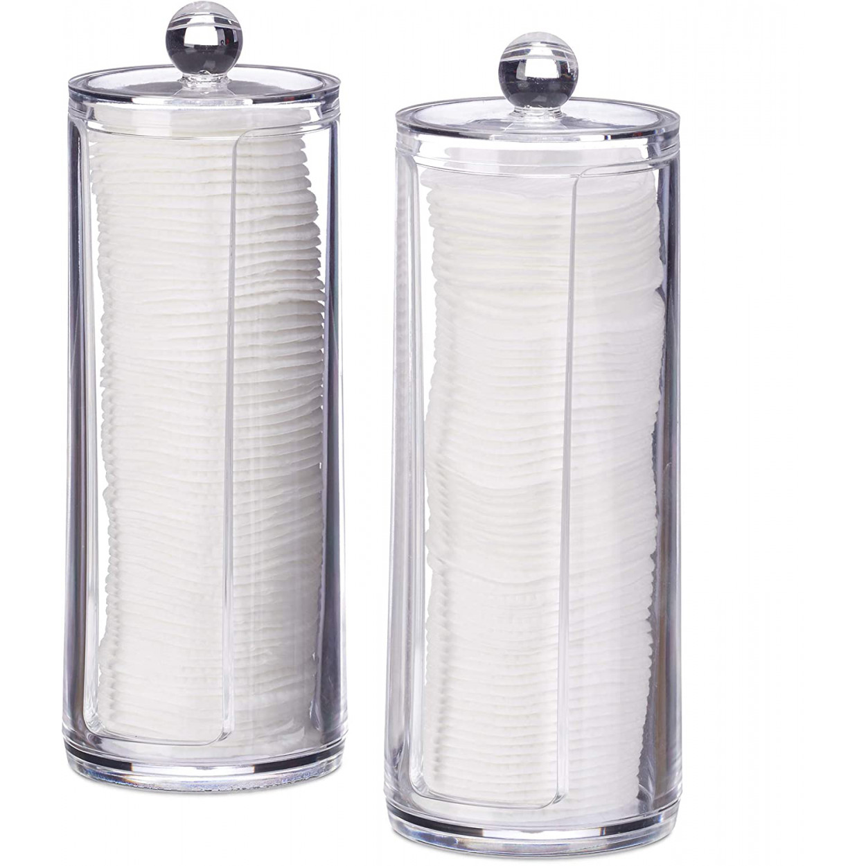 DISPENSADOR DE ALGODÓN ACRILICO SET 2