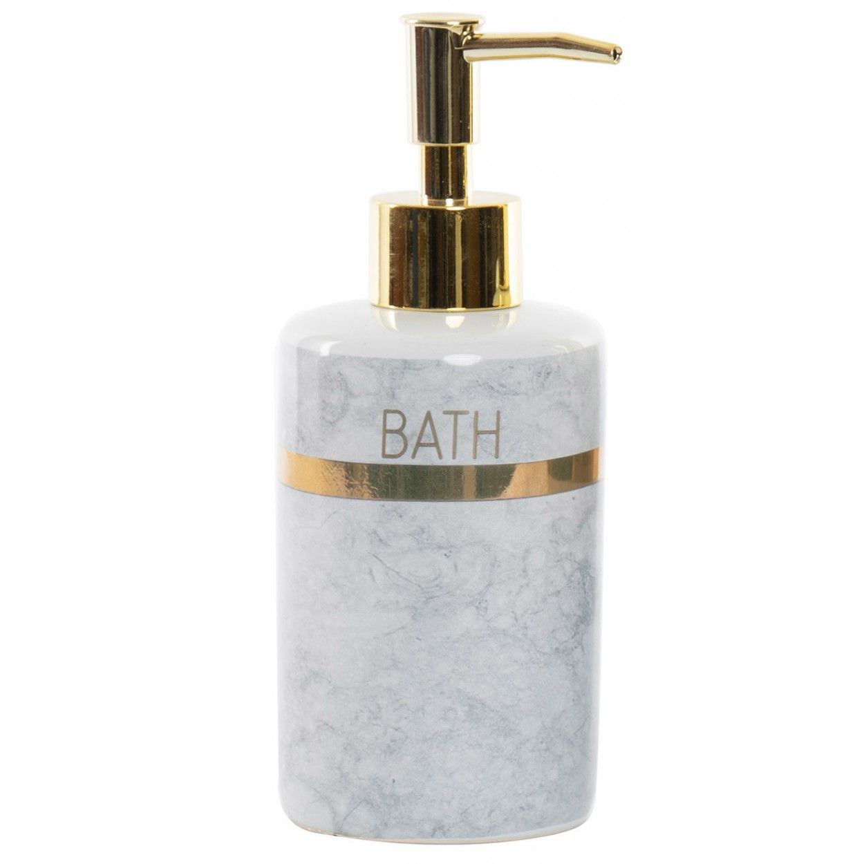 Dispensador de jabón 290 ml Cocina/Baño Moderno, de Dolomite. Mármol, 7X17,5 cm