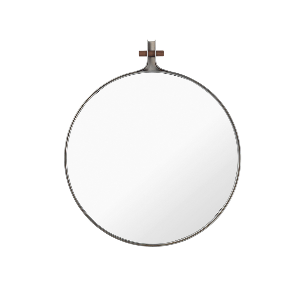 Espejo Dowel Stainless steel Ø35 cm