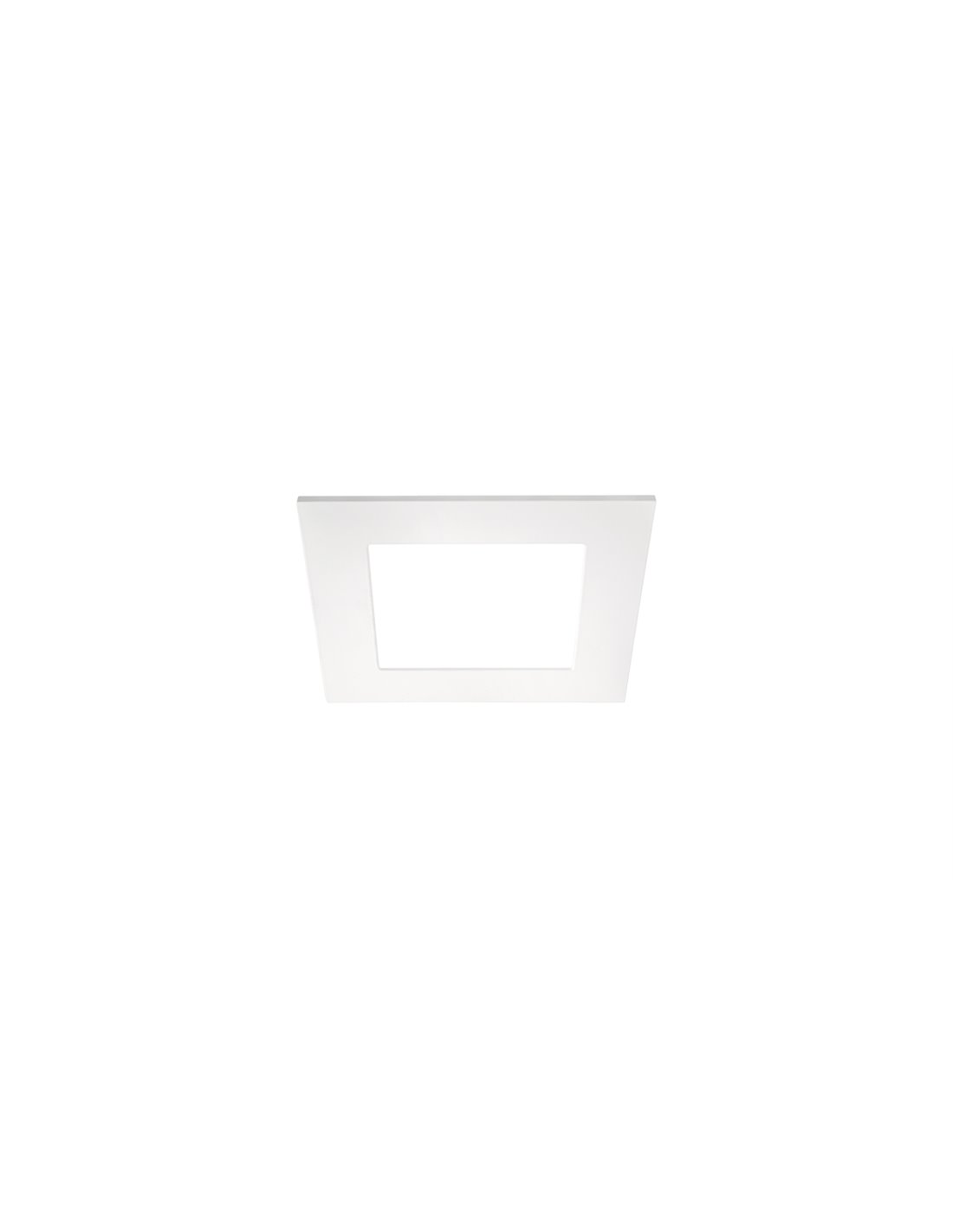 Lámpara downlight Quad - Arkoslight - Foco cuadrado LED, 22 cm