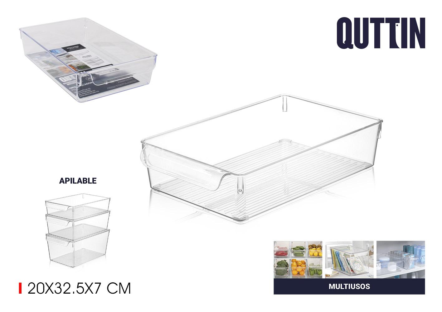 Quttin Organizador Multiuso 20 x 32.5 x 7 cm (12 Unidades)