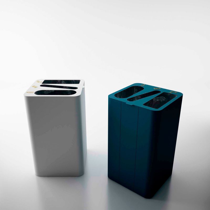 Papelera Drop Top Triple