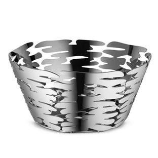 Alessi BM10/21 BARKET CESTO REDONDO PERFORADO ACERO INOXIDABLE 18/10 21cm PARA APERITIVOS