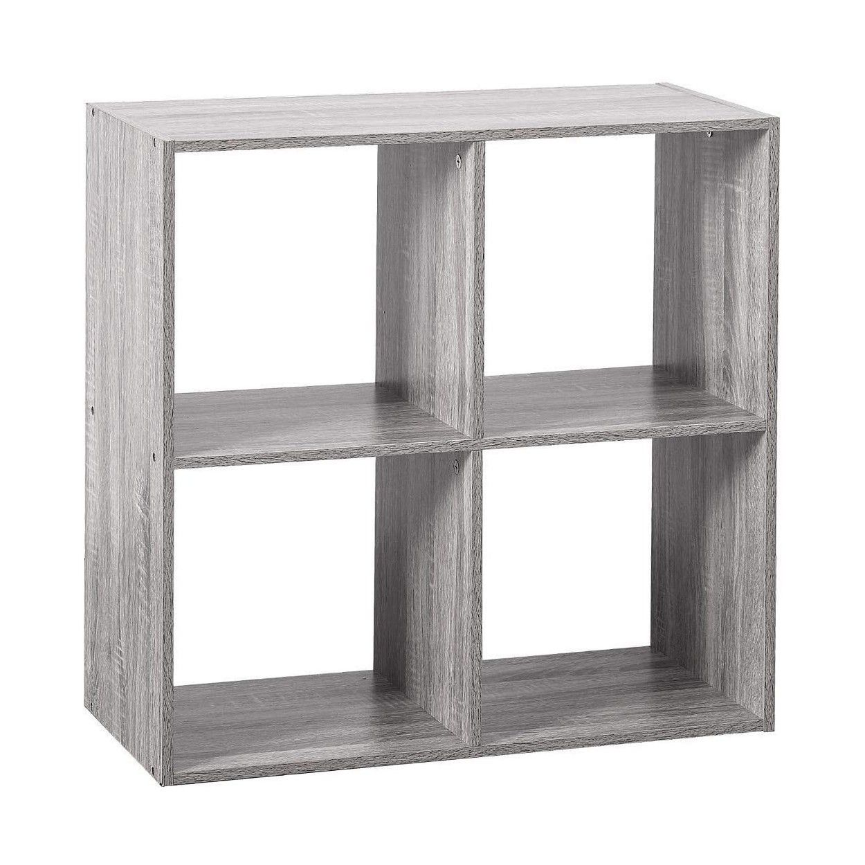 Estantería / Cajonera Modular de Madera con 4 Compartimentos, Estante Madera para Salón, Dormitorio. Muebles Originales