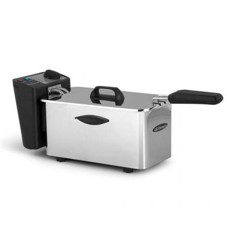 Orbegozo FDR 25 Freidora de Aceite 2000W, Capacidad 2.5L, con Termostato Regulable y Acero Inoxidable