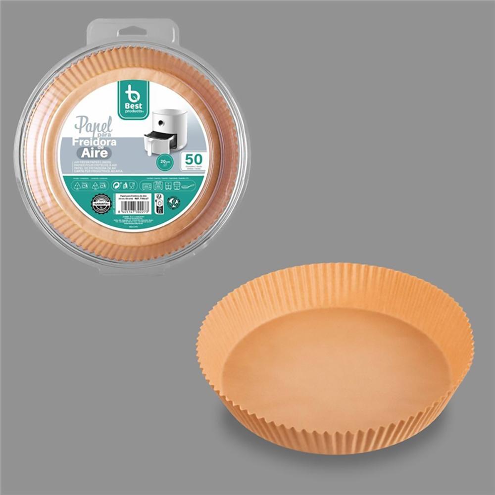 Best Products Papel redondo para freidora de aire Ø20 cm 730226