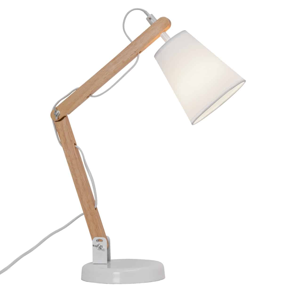 AJP TRUMAN 11040 FLEXO TRUMAN BLANCO/MADERA 1 X 60W E-27