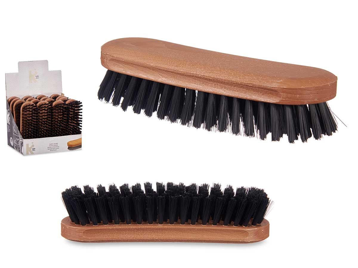Arte Regal Cepillo de Plástico para Calzado Negro Grande 5.5x4x17.5 cm (32 Unidades)